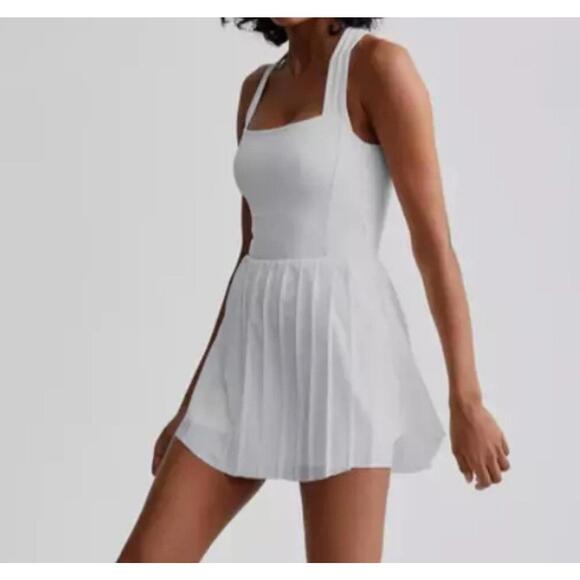 Varley Carina Dress Light Gray Women's Sizw Lrg NWT - Picture 2 of 14